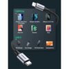 Ugreen USB C To Lighting Cable Aluminium Shell Braided 1M Silver