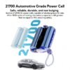 10,000mAh Portable Power Bank with Built-in Type-C Cable & Intelligent Display