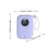 10,000mAh Portable Power Bank with Built-in Type-C Cable & Intelligent Display