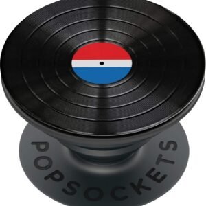 PopSockets - PopGrip Premium Cell Phone Grip & Stand - Red/Blue/Black