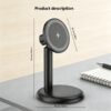 15W Magnetic Wireless Charging Stand Desktop Fast Charger